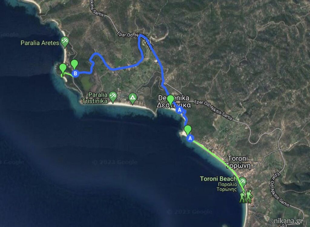 pešačka-staza-toroni-destenika-paradise-plaža