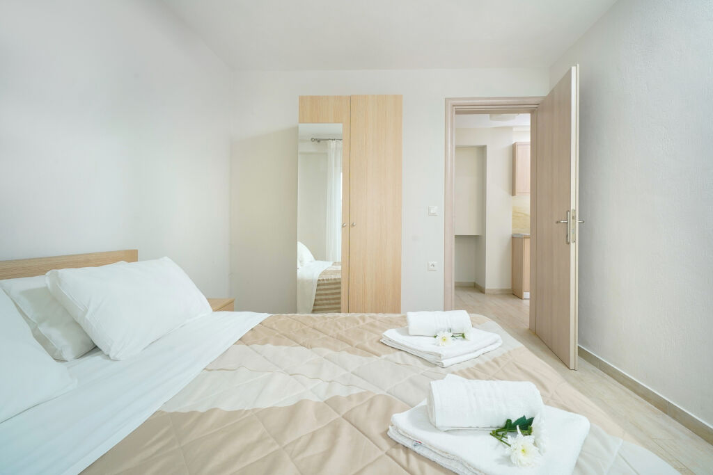 Ilias Apartments, Golden Beach, Thassos,  4 Bed Apartment, Semi-Based
