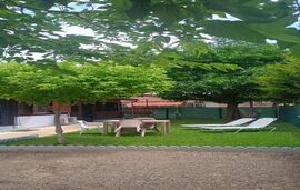 Yard Of Panos House, Triglia, Kassandra