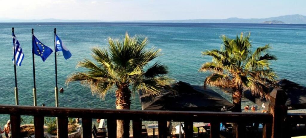Eleni's Sea View Rooms, Pefkohori, Kassandra, 2 Bed Room, Sea View No. 3