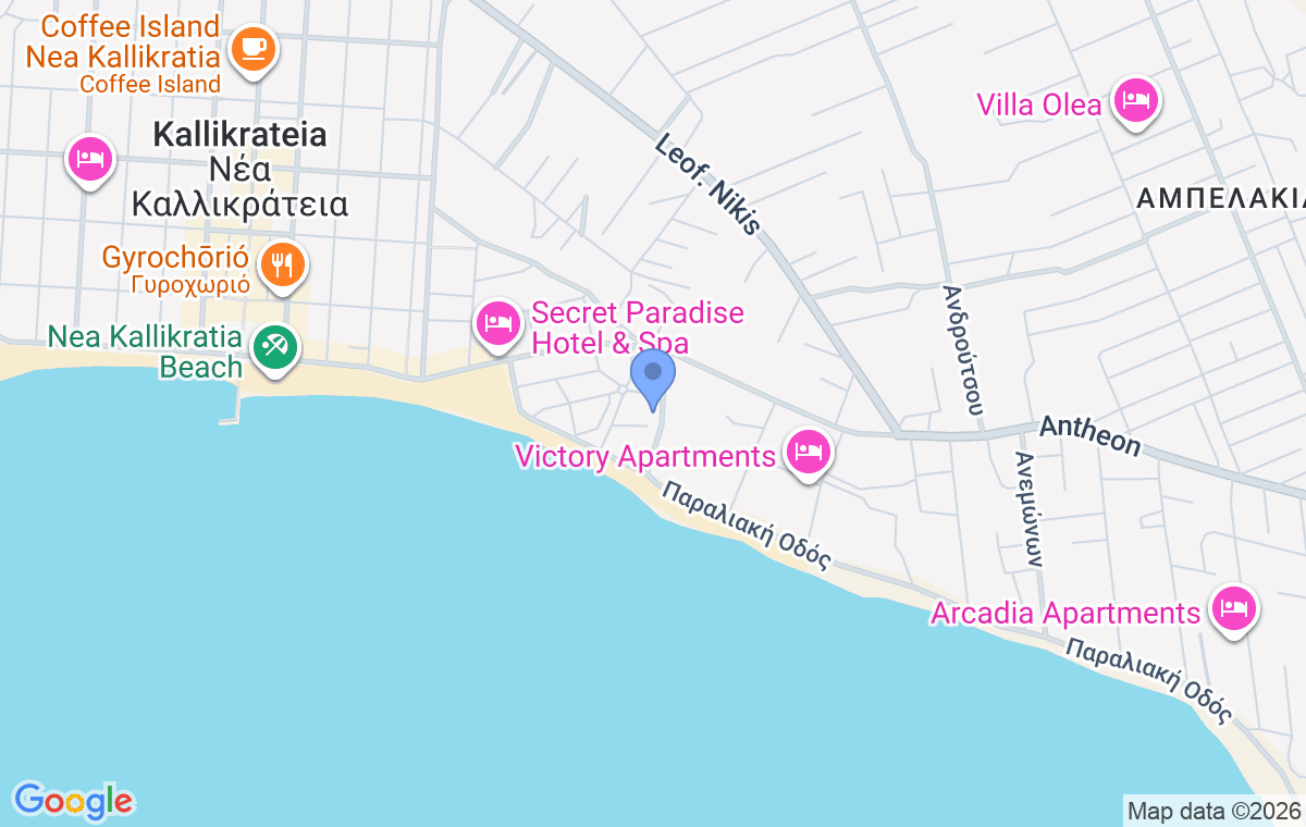 Accommodation location map