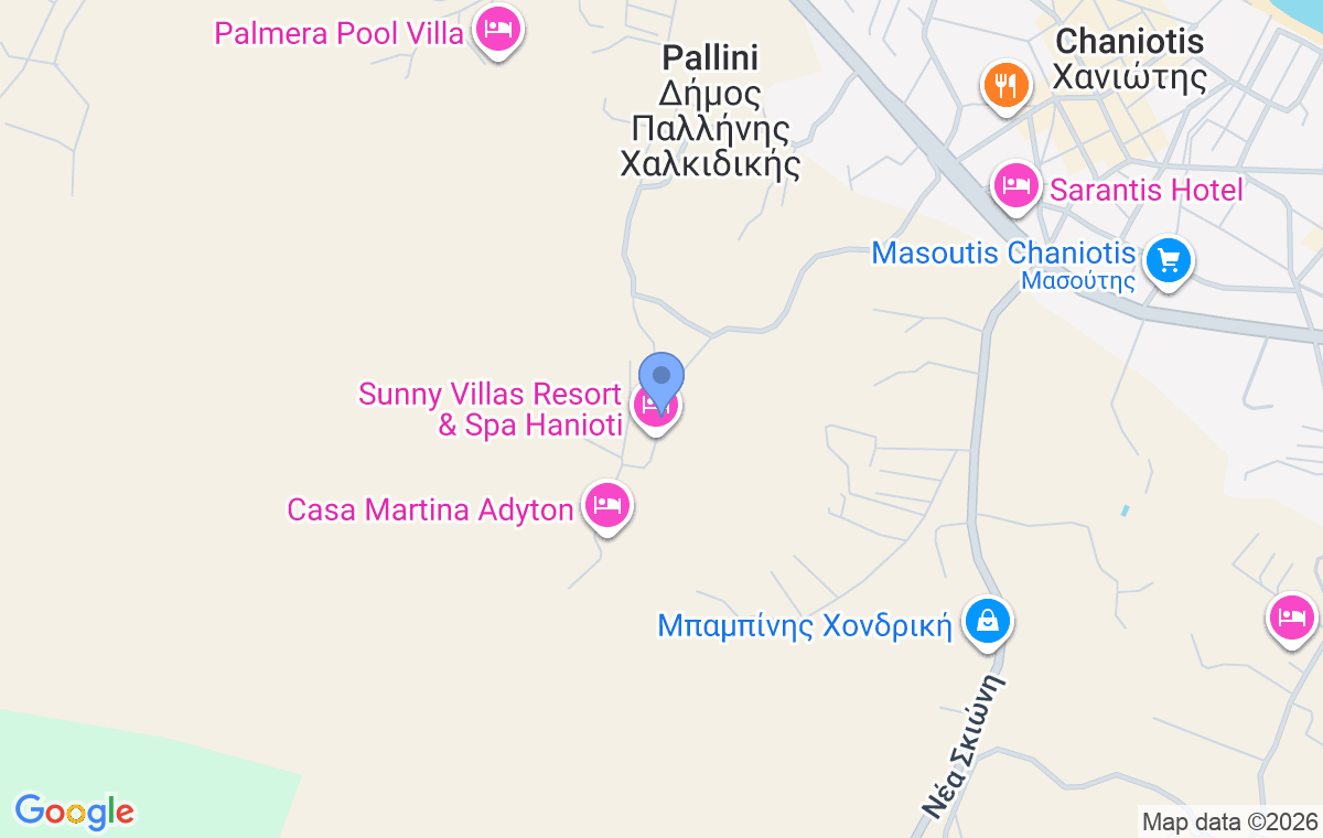 Accommodation location map