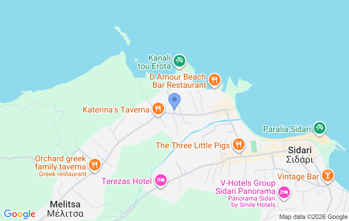 Accommodation location map