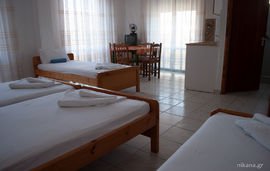 Halkias Studios, Limenaria, Thassos, 4 Bed Studio, No.2