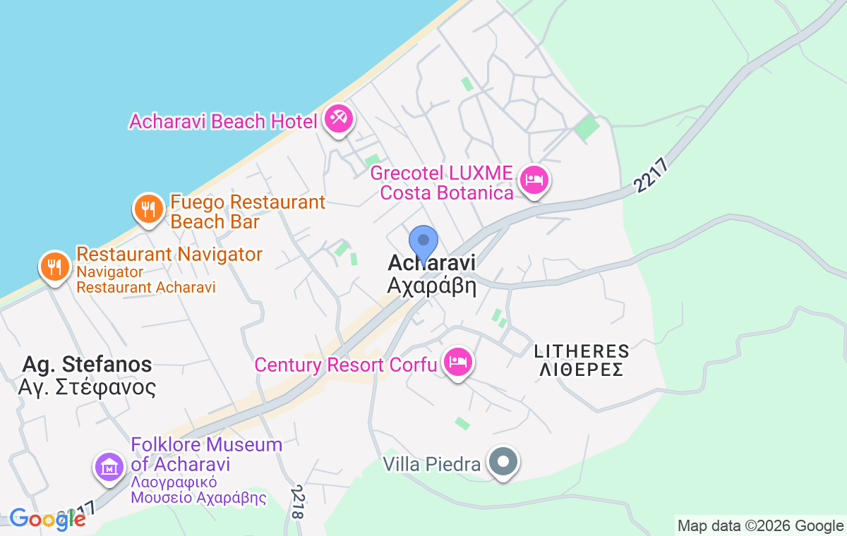 Accommodation location map
