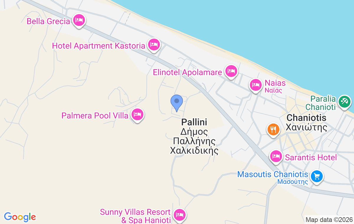 Accommodation location map