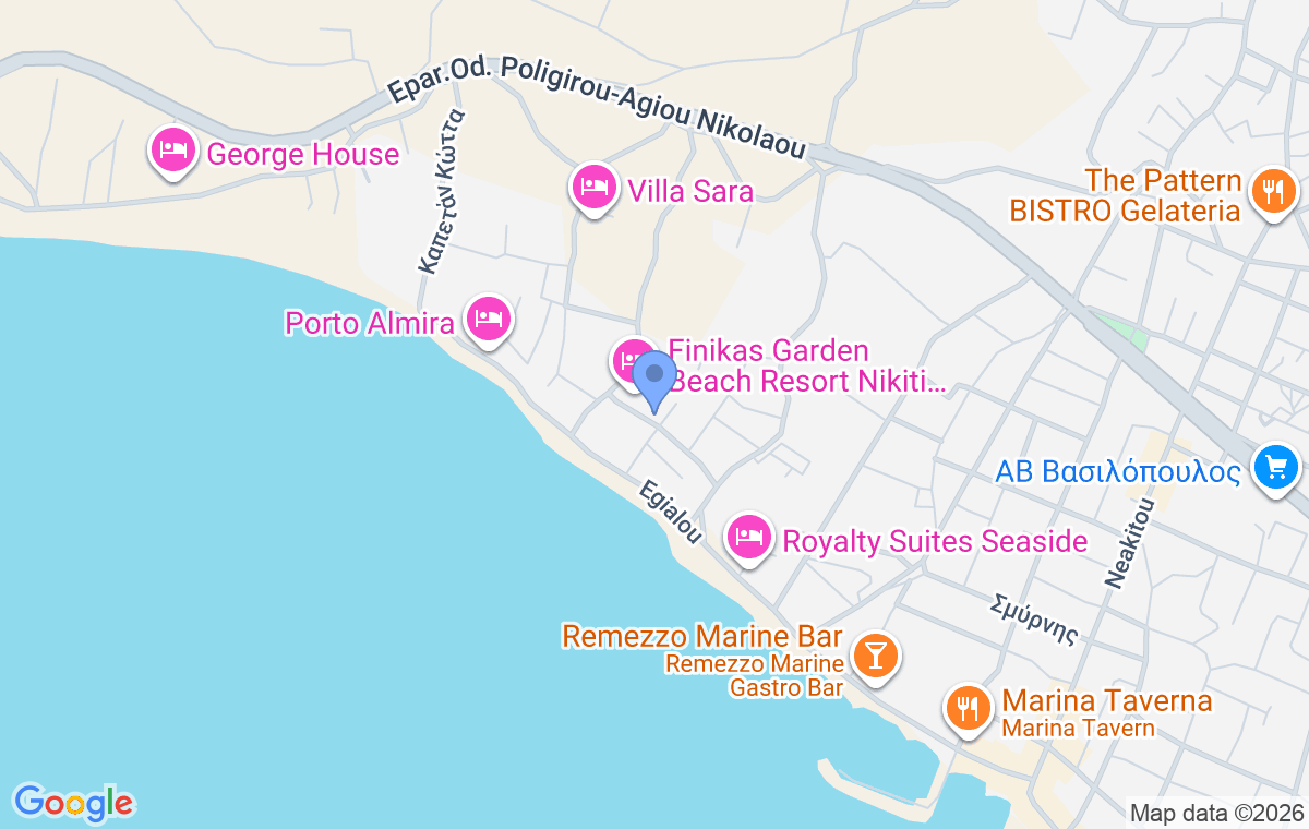 Accommodation location map