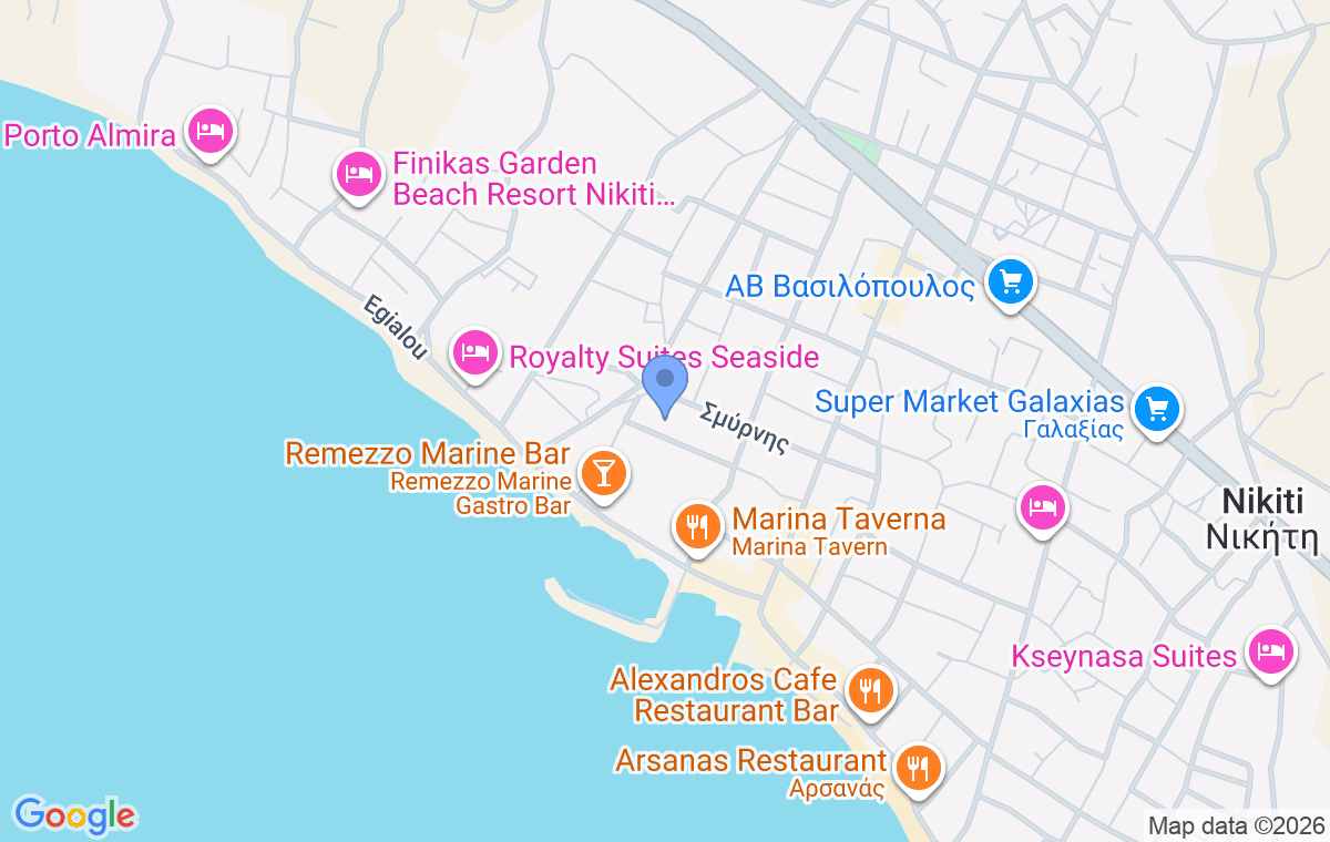 Accommodation location map