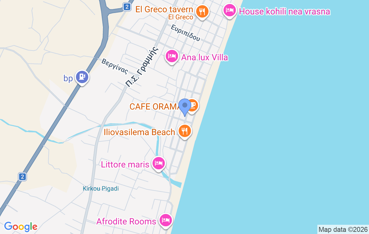 Accommodation location map