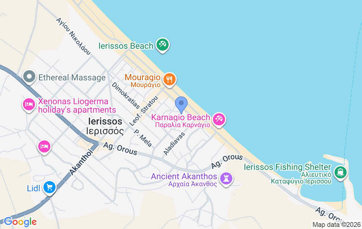 Accommodation location map