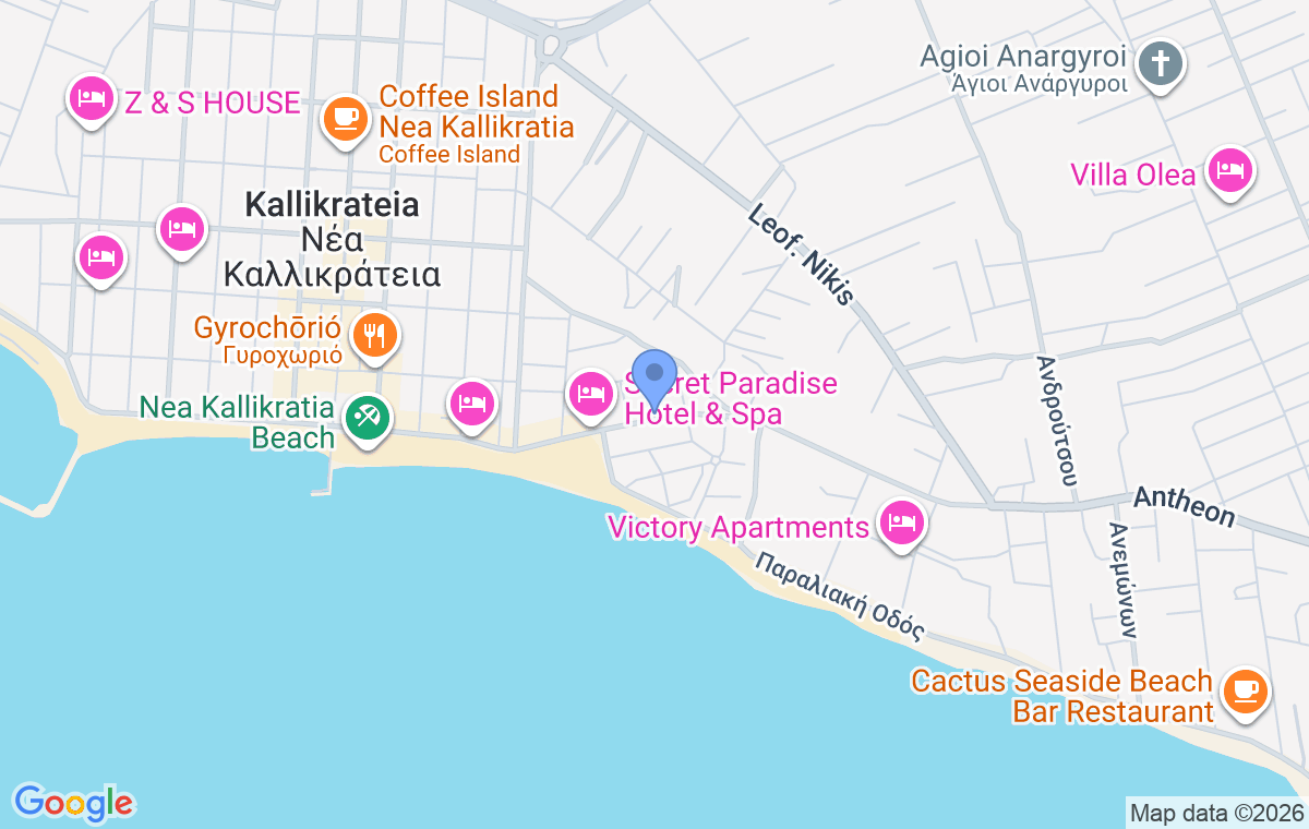 Accommodation location map