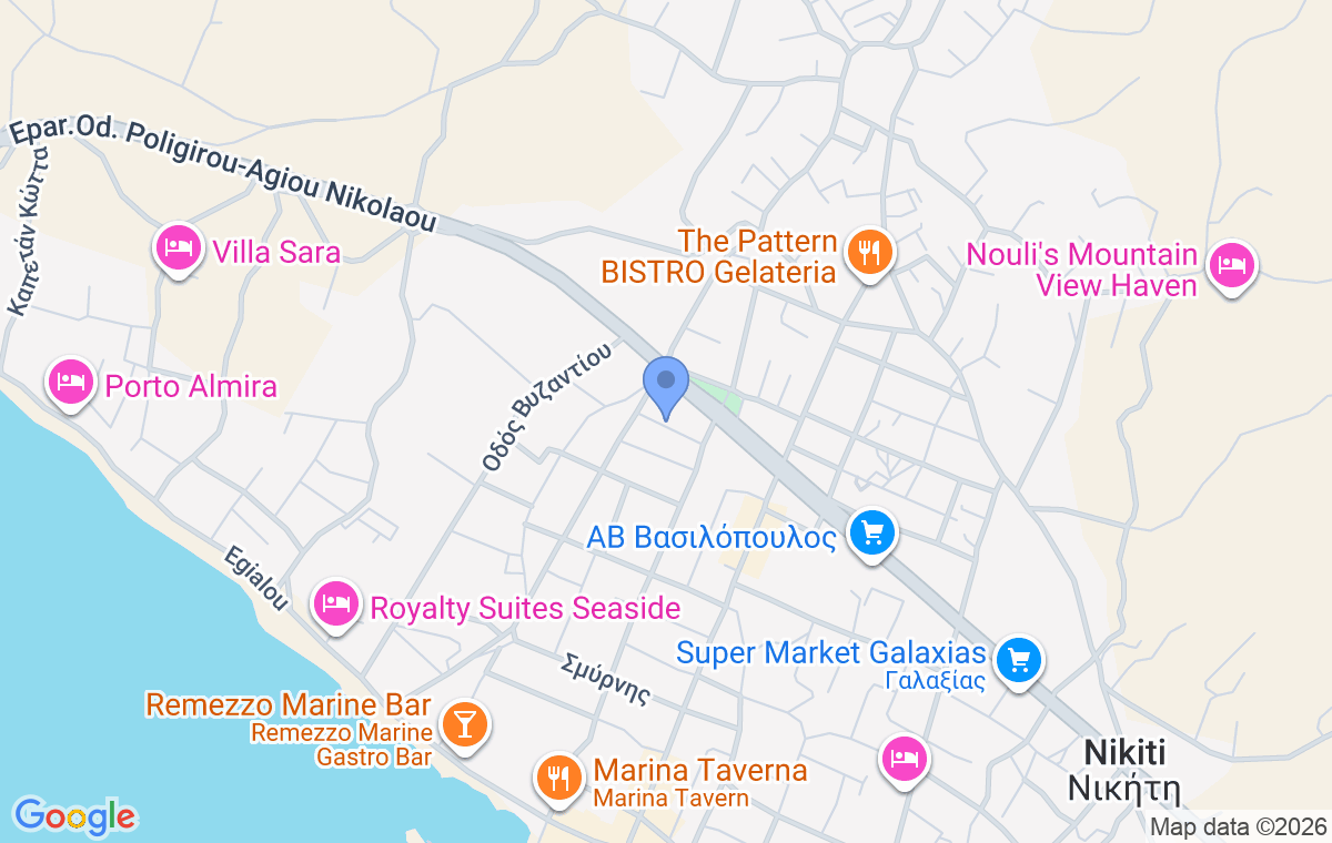 Accommodation location map