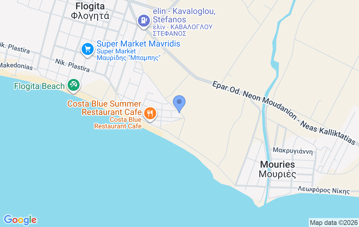 Accommodation location map