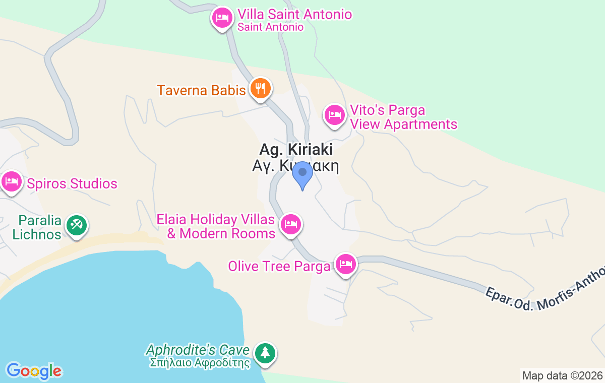 Accommodation location map