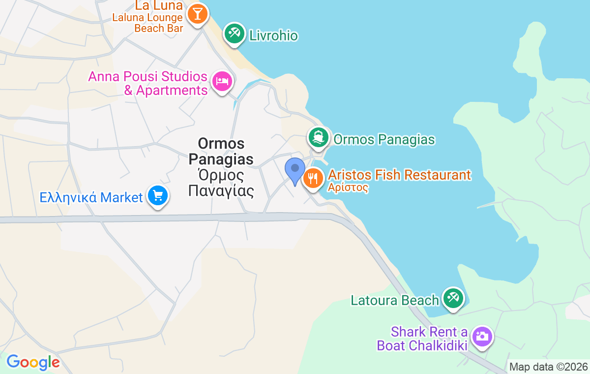 Accommodation location map