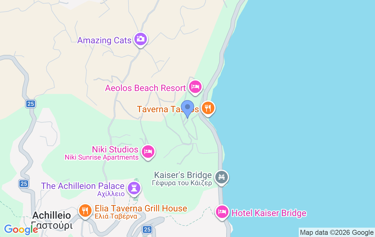 Accommodation location map