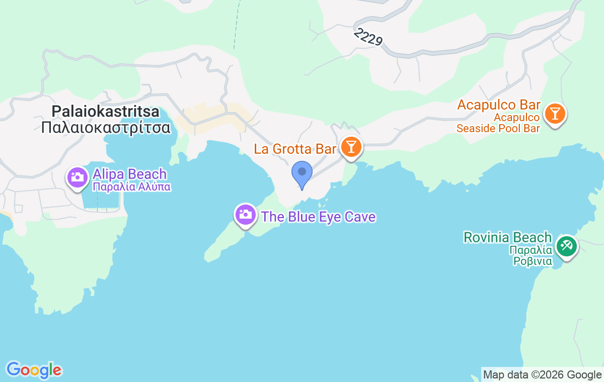 Accommodation location map