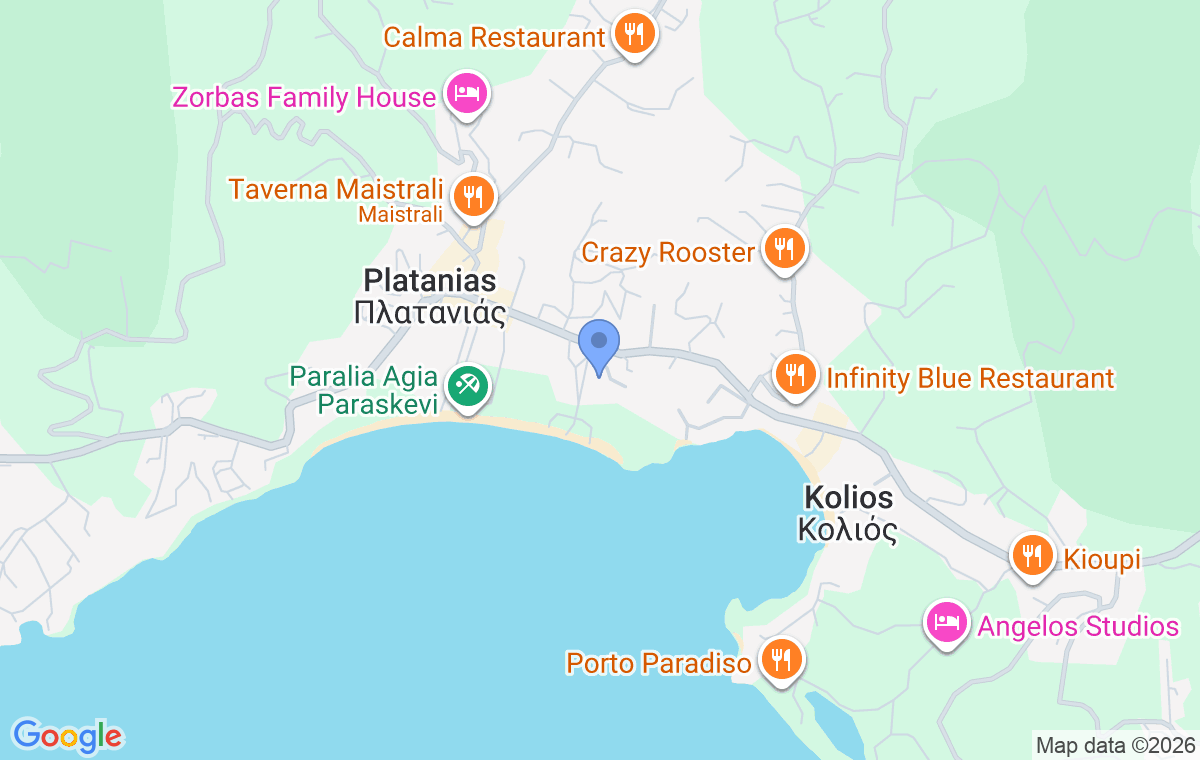 Accommodation location map