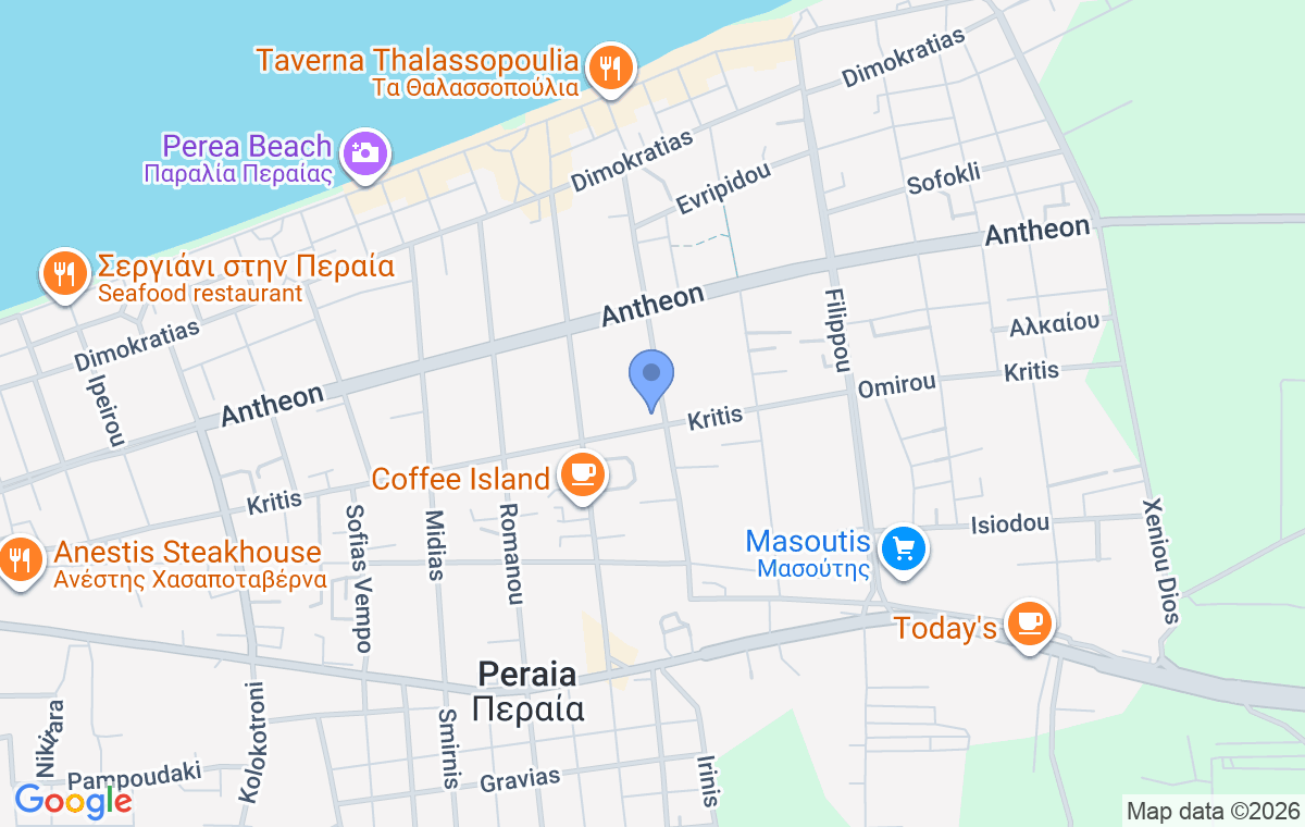 Accommodation location map