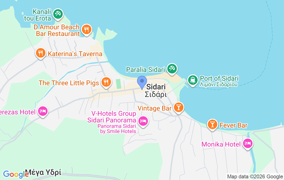 Accommodation location map