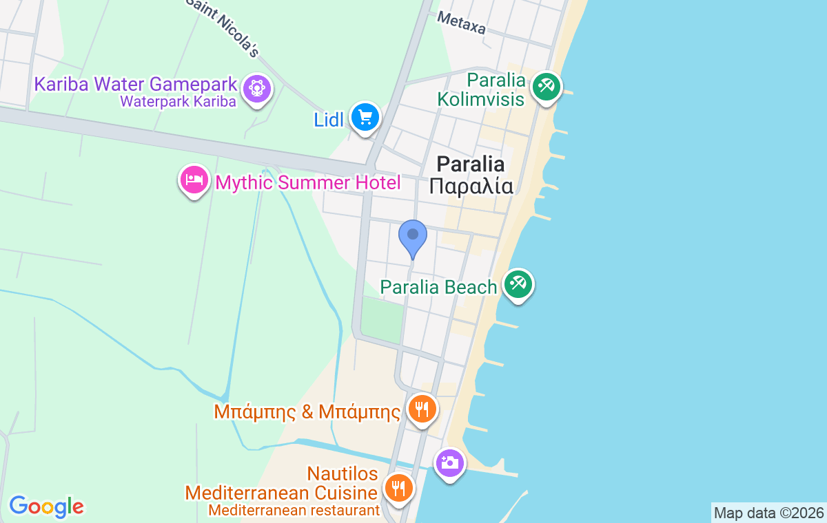 Accommodation location map