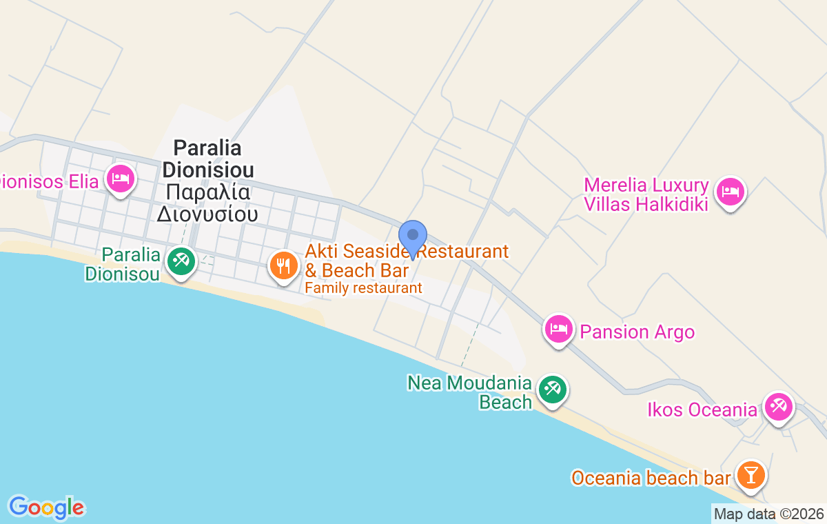 Accommodation location map