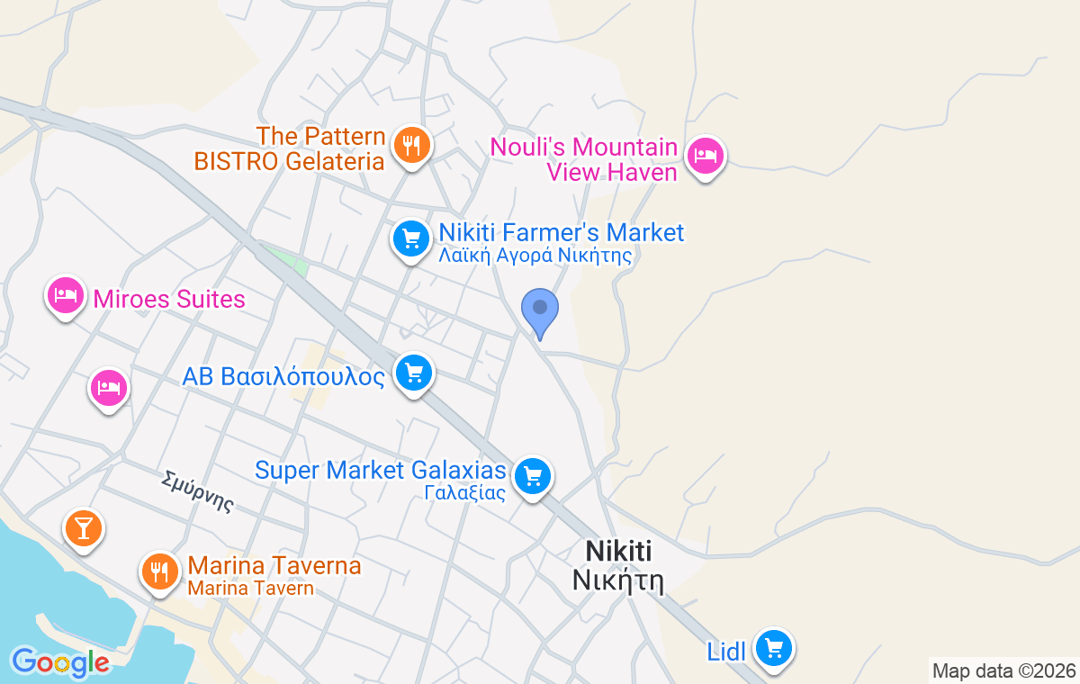 Accommodation location map