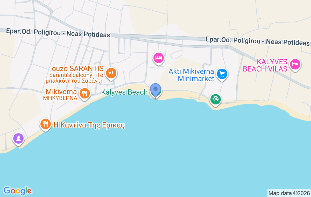 Accommodation location map