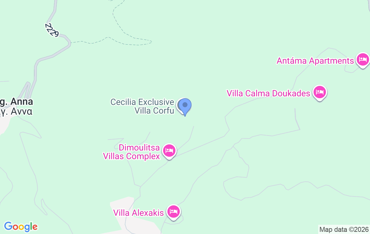 Accommodation location map