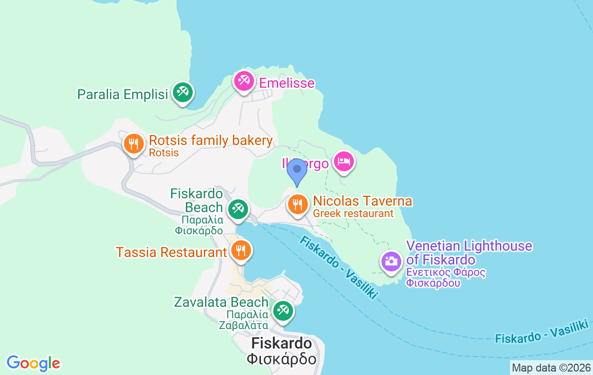 Accommodation location map