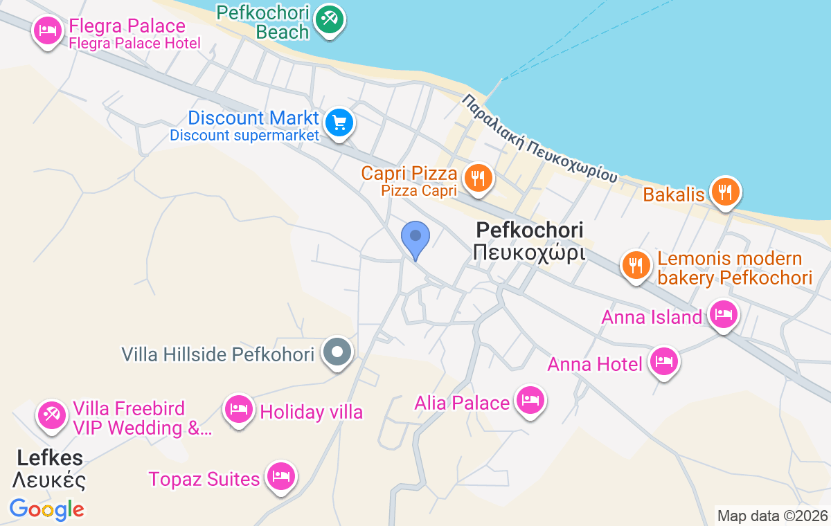 Accommodation location map