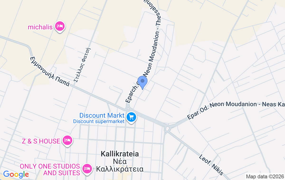 Accommodation location map