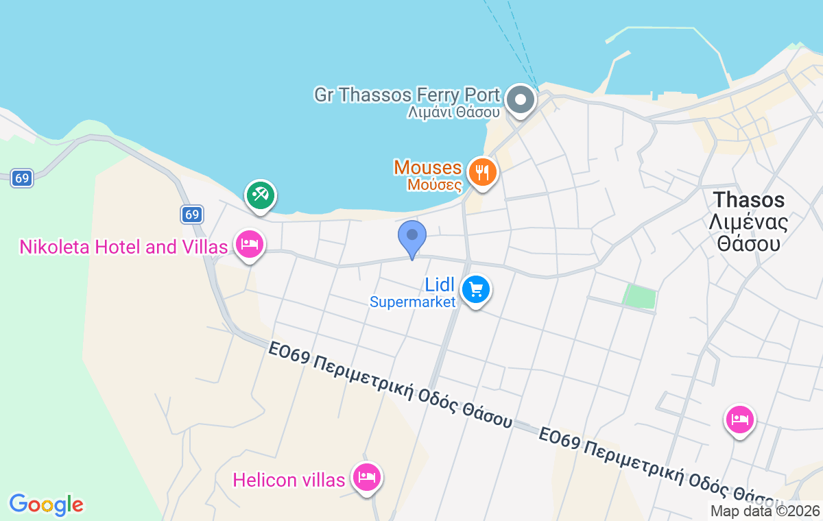 Accommodation location map