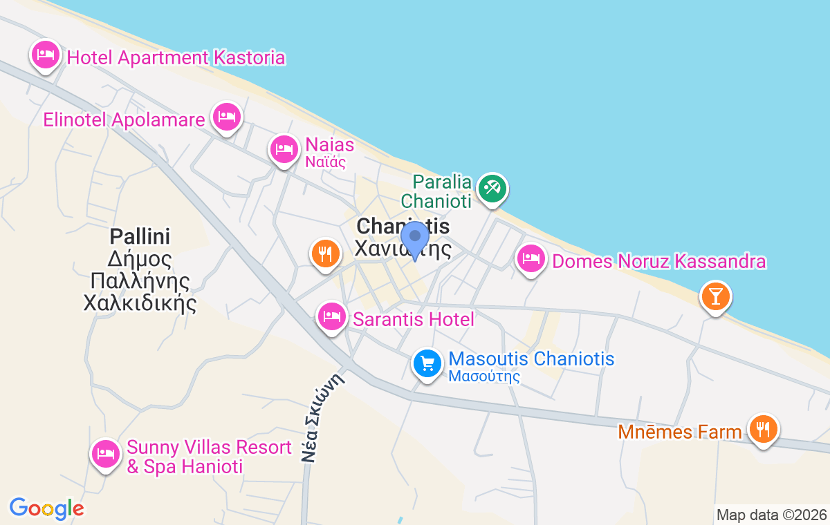Accommodation location map