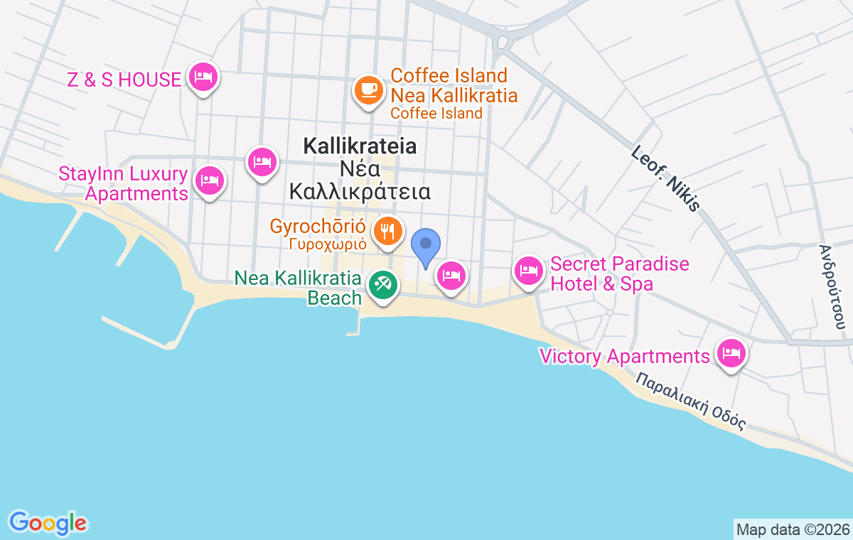Accommodation location map