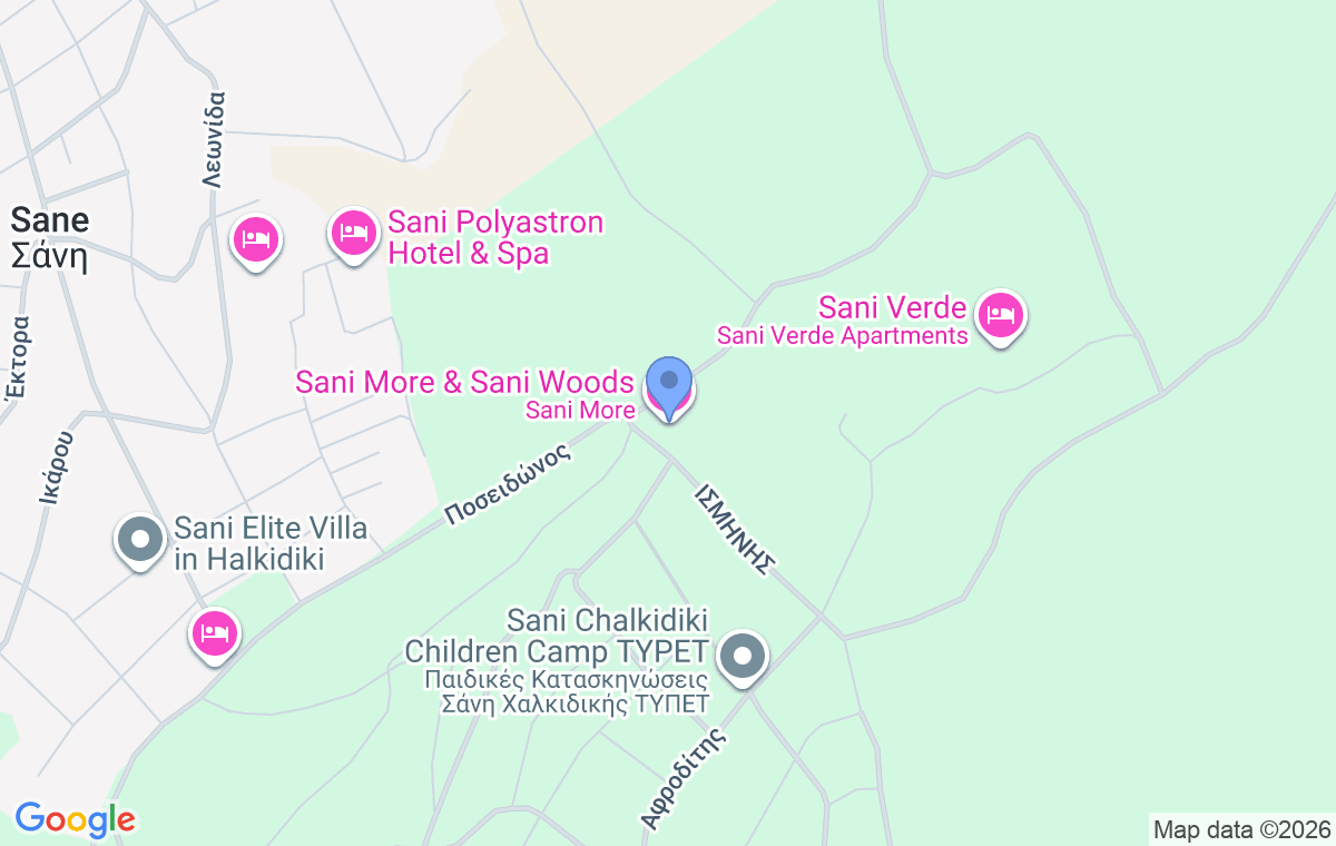 Accommodation location map