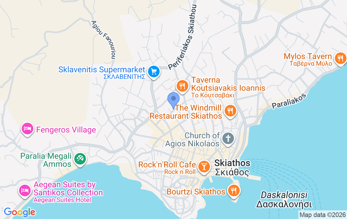Accommodation location map