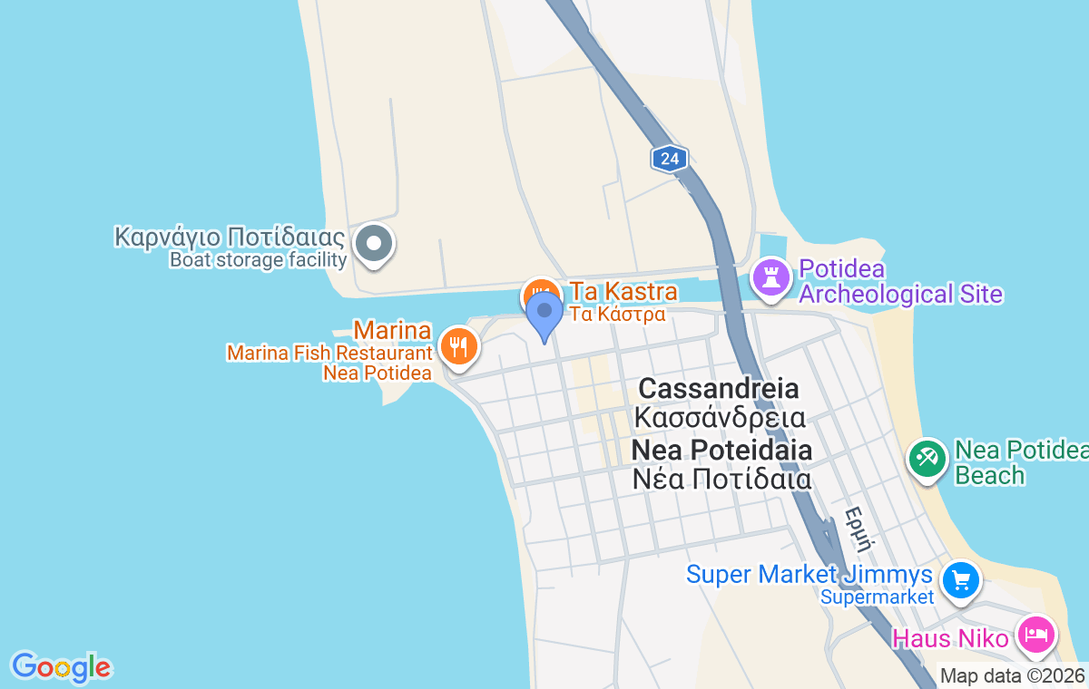 Accommodation location map