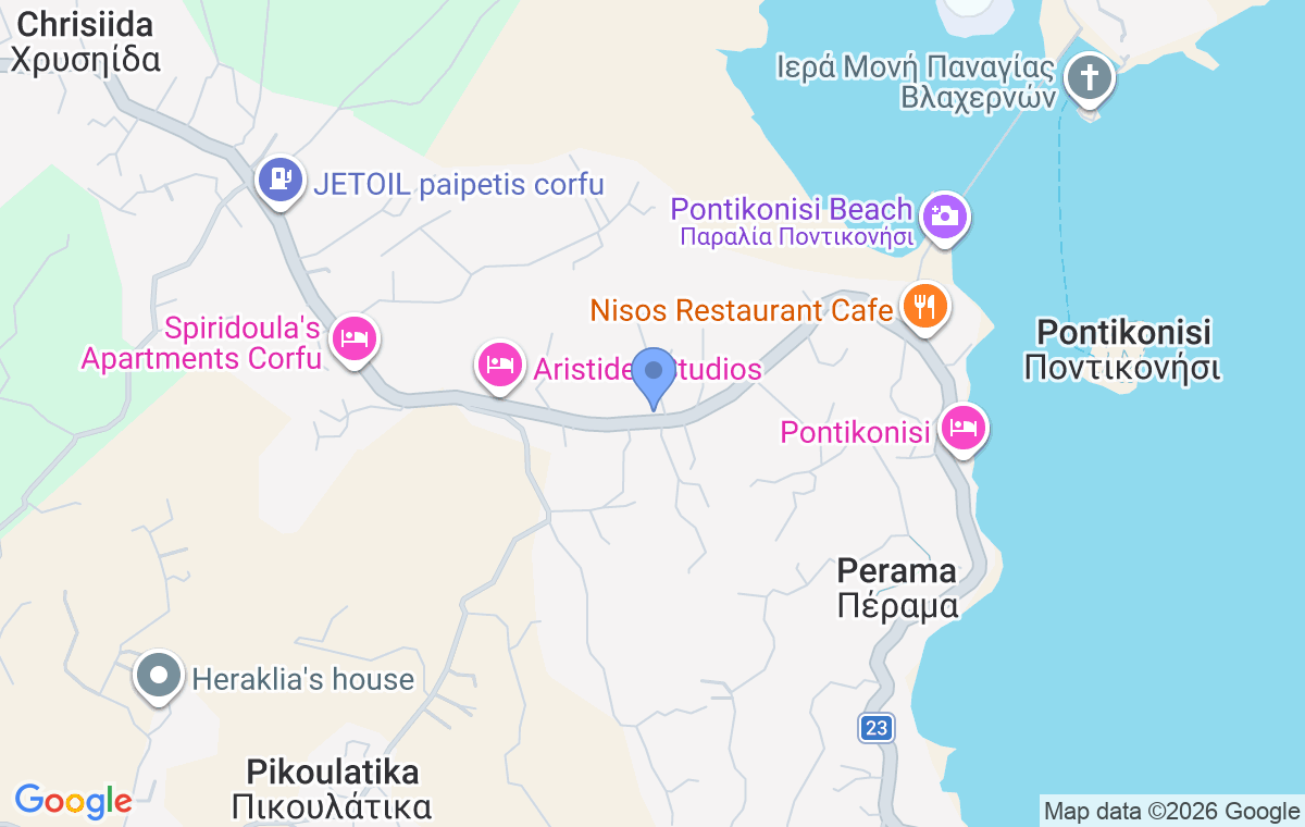Accommodation location map