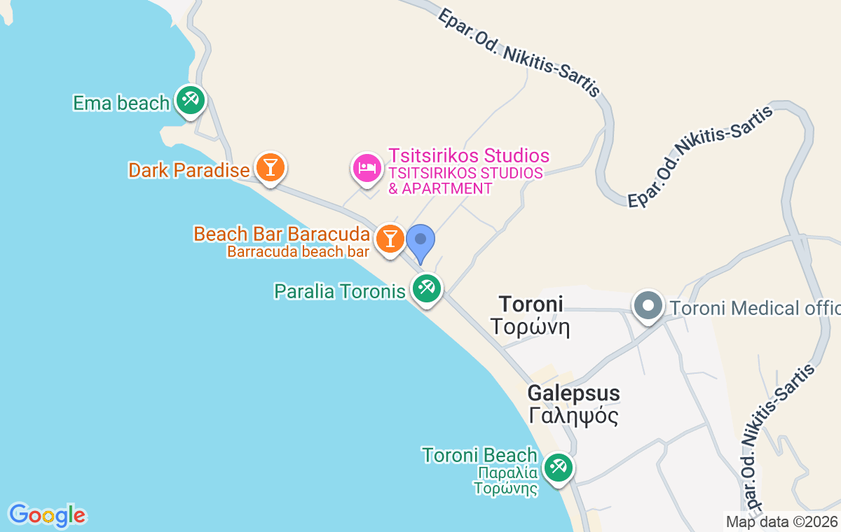 Accommodation location map