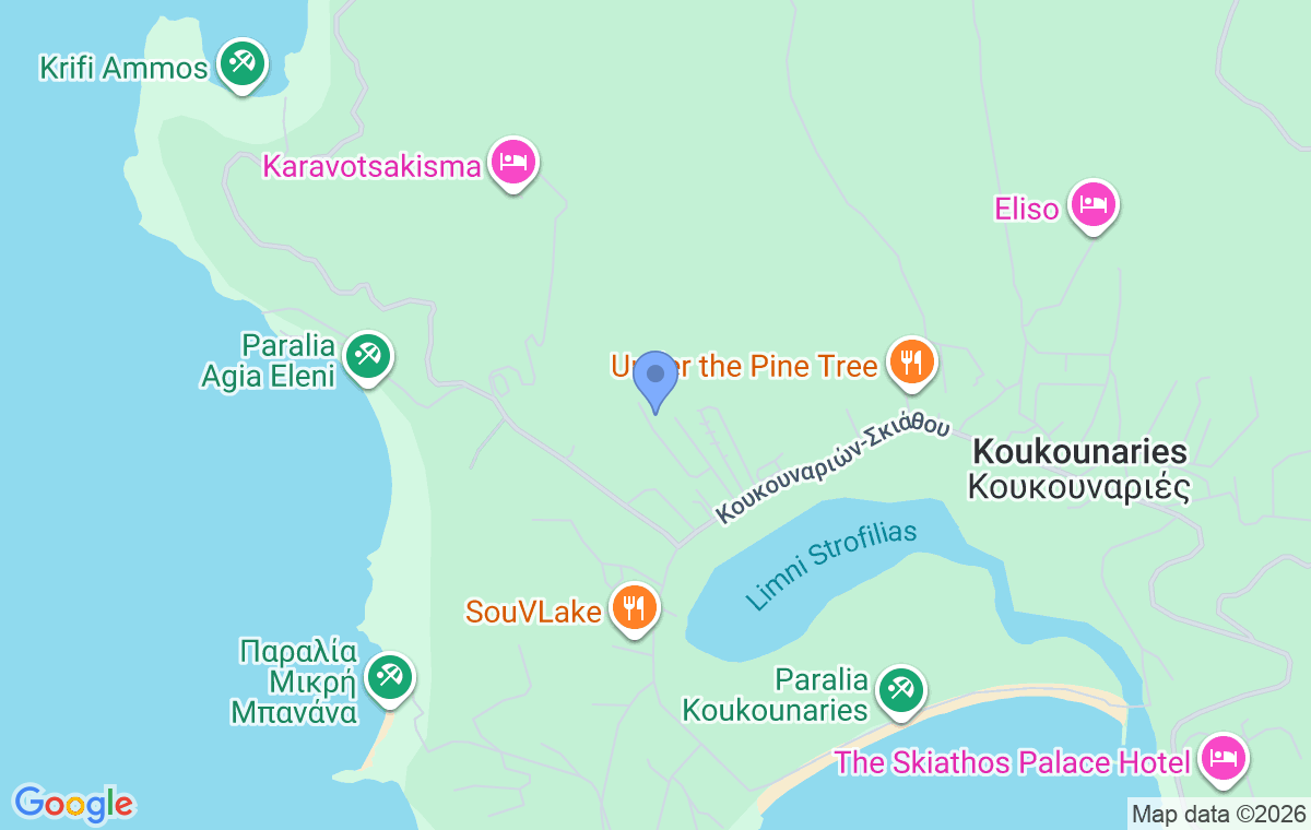 Accommodation location map
