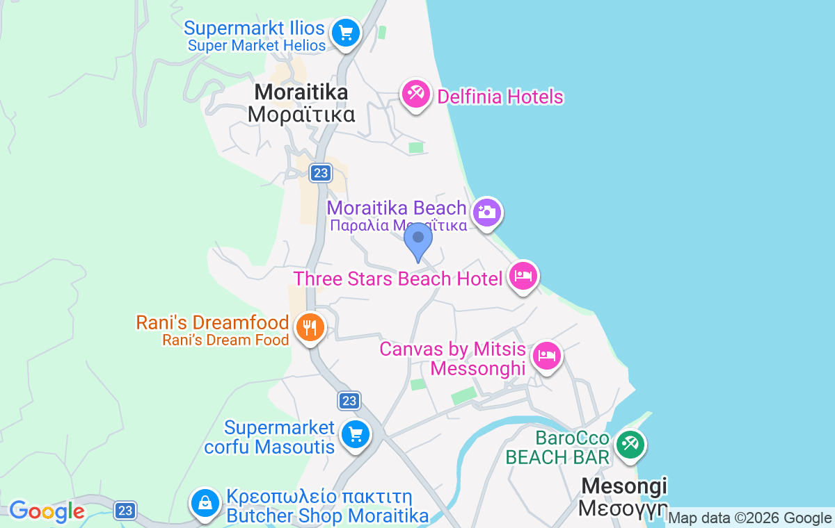 Accommodation location map