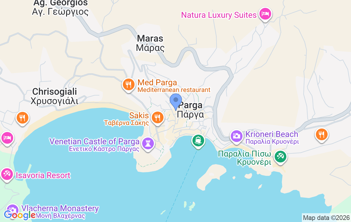Accommodation location map