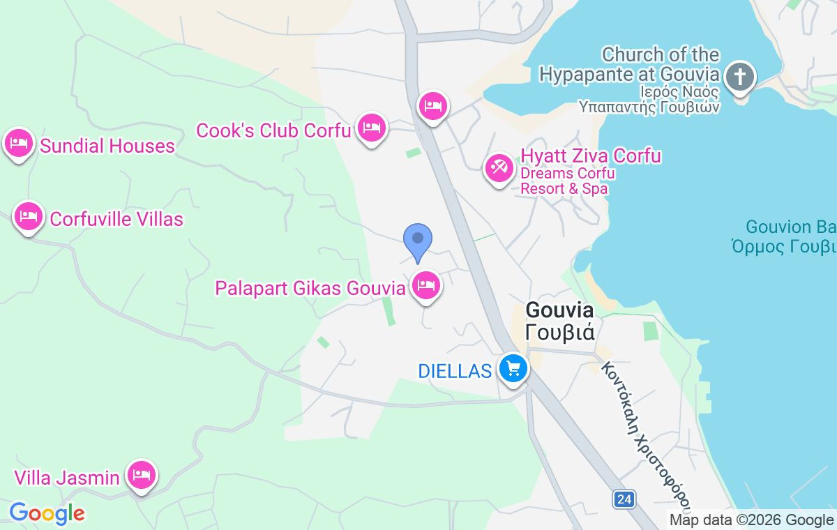 Accommodation location map