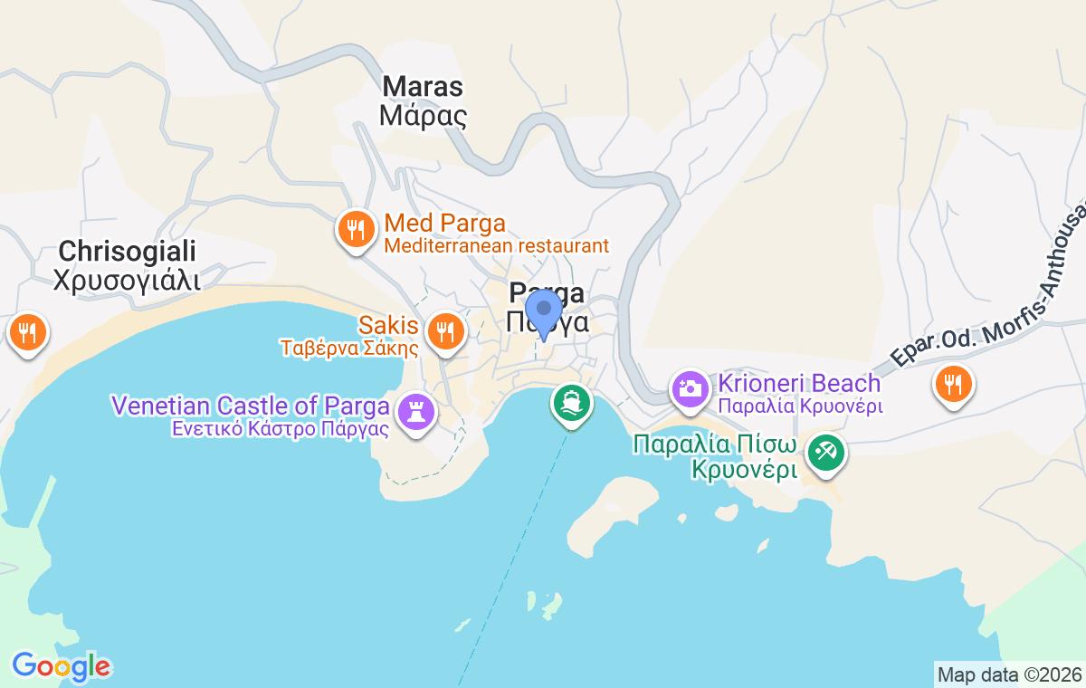 Accommodation location map