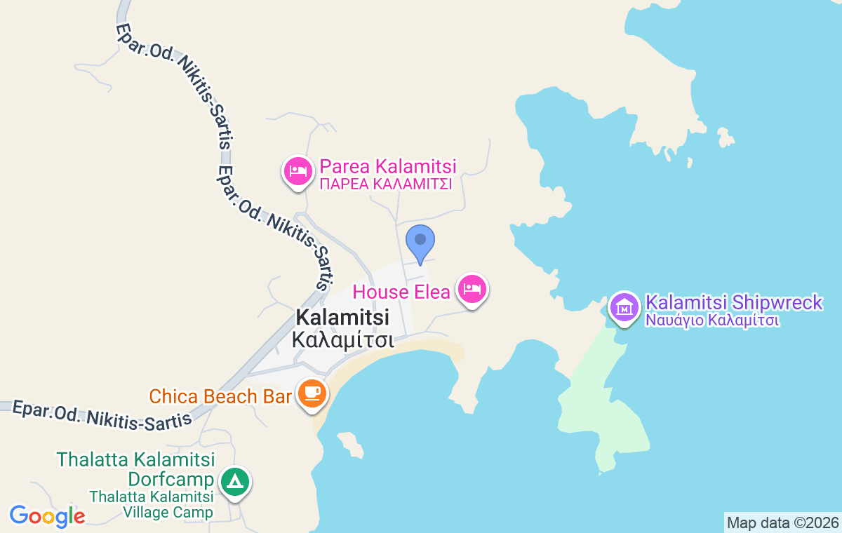 Accommodation location map