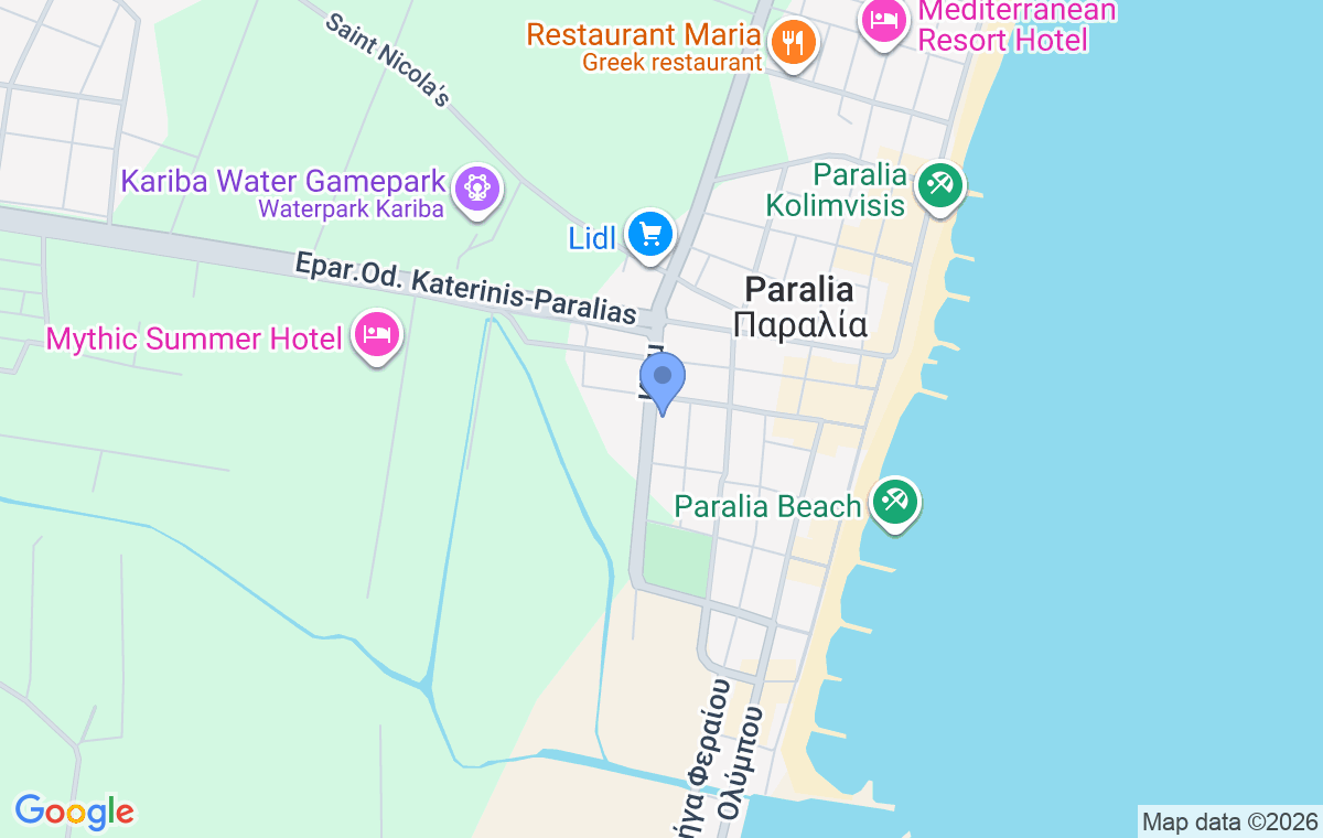 Accommodation location map