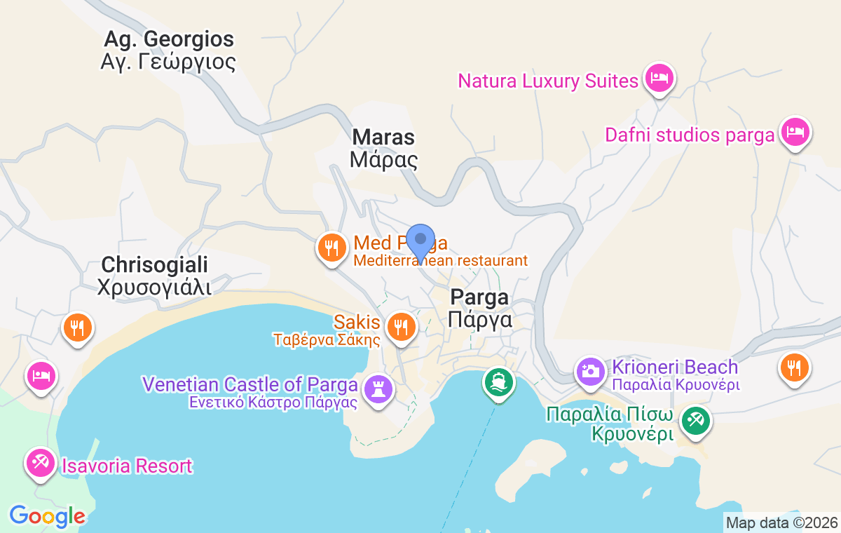 Accommodation location map