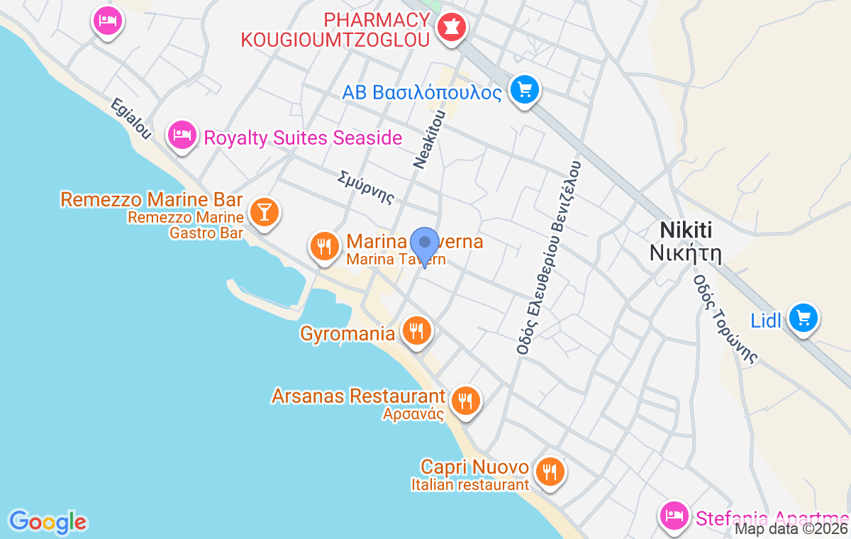Accommodation location map