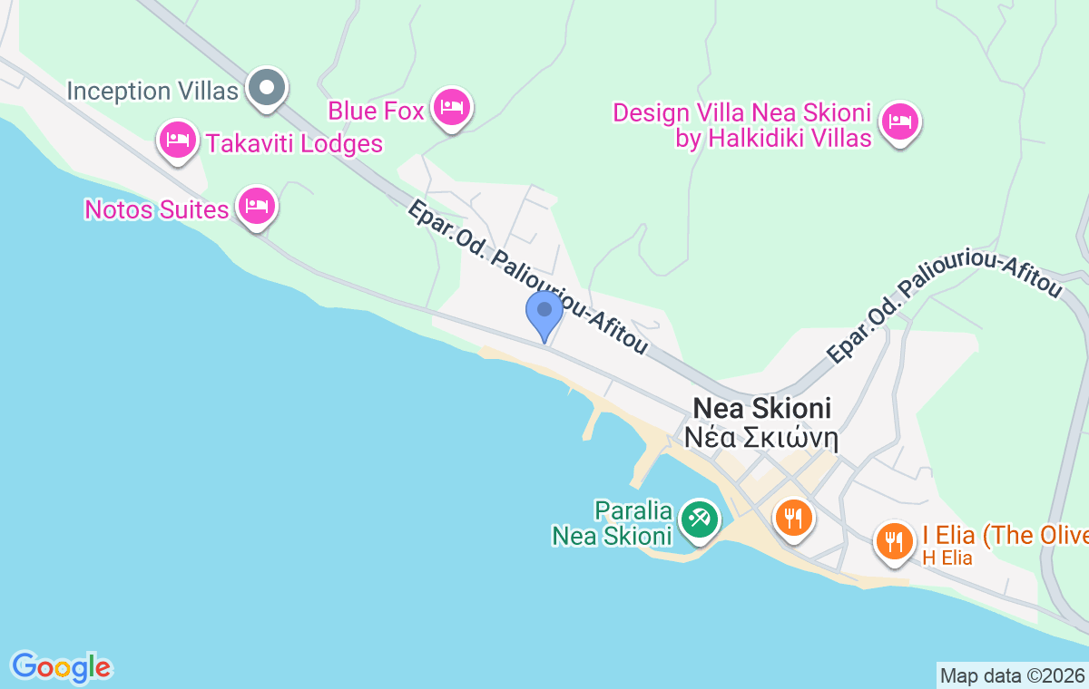 Accommodation location map